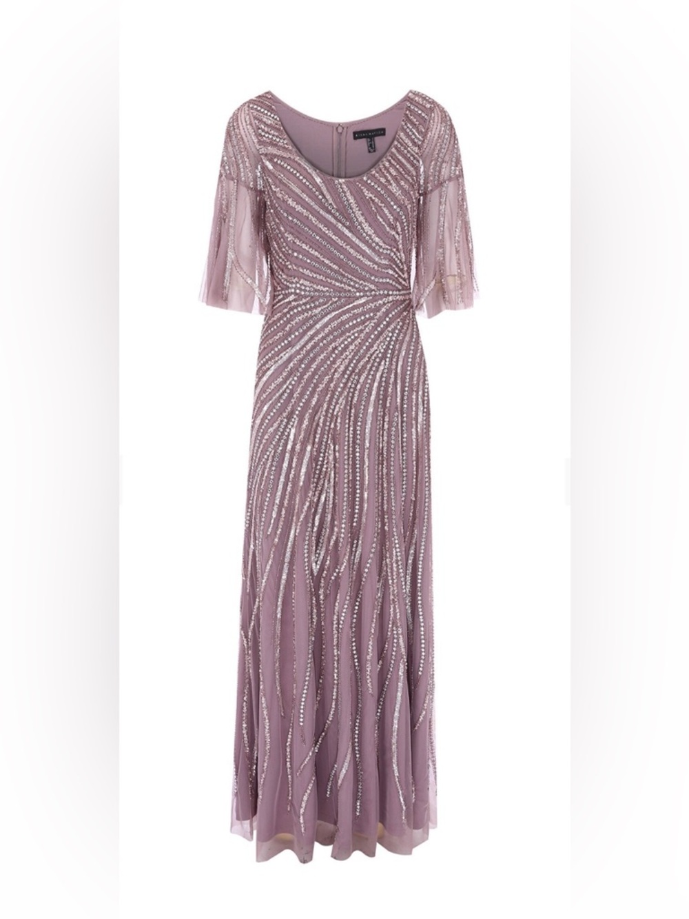 Aidan Mattox fully beaded A line gown, size 4